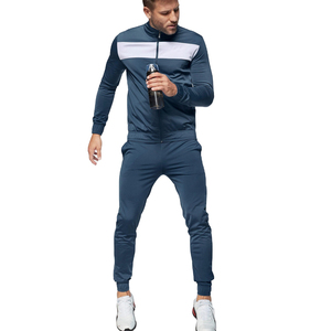 2026 Hot Sale Breathable Lightweight Winter Casual Solid Sublimation <b>Polyester</b>/cotton Tracksuits Set For Men High Quality Low - Product Image 2