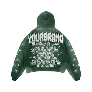 เสื้อฮู้ดดี้แบบยูนิเซ็กซ์ พิมพ์ลายดิจิทัล ปักลายดีไซน์เนอร์ ผ้าคอตตอน 100% ระบายอากาศได้ดี น้ำหนักปานกลาง เหมาะสำหรับฤดูหนาว - Product Image 5