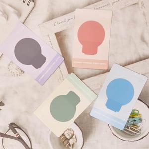 Custom Creative Charger Shape Colorful Self-Adhesive Marking Stickers Back-to-School Essentials for School Supplies <b>Labels</b> Study - Product Image 1