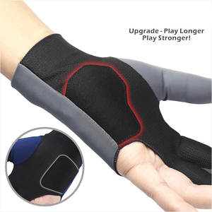 Guante de Snooker Unisex de Diseño Superior, Transpirable, Tejido de Alta Elasticidad, Agarre Antideslizante, Correa de Muñeca Ajustable - Product Image 1