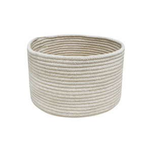 Panier de rangement décoratif durable et écologique 50% fibres de polyester et 50% bouteilles en PET recyclées et 50% coton pour la décoration intérieure - Product Image 1