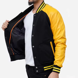 Chaqueta Universitaria Varsity para Hombre, Chaquetas de Béisbol Varsity al por Mayor, Chaqueta de Invierno Estilo Letterman con Logotipo Personalizado - Product Image 4