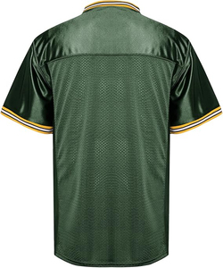 Camiseta Retro de Fútbol Americano de Manga Corta, Transpirable, Talla Grande, Secado Rápido, Protección Solar UPF 50, Absorbe la Humedad, Antibacteriana, 100% - Product Image 3