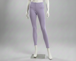 กางเกงเลกกิ้งขาสั้นผู้หญิงเอวยางยืดผ้าถักแบบเรียบง่าย - Product Image 5