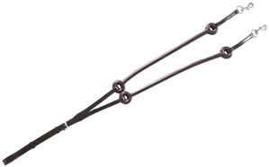 Leather Bungee Martingale Breast Collar for Horse Riding-Training Aid for <b>Lunging</b> with <b>Roller</b> - Product Image 2