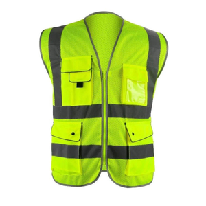 Chaleco de Seguridad Laboral de Alta Calidad para Hombre, Chaleco de Trabajo de Alta Visibilidad, Material Reflectante, Ajuste Cómodo, Confiable, a Precio de Fábrica - Product Image 1