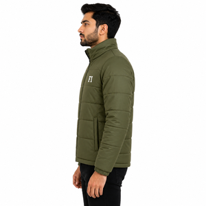 Chaquetas Acolchadas de Invierno para Hombre, Cuello Alto, Manga Larga, Estilo Urbano, Ropa de Abrigo Casual de Invierno, Venta al Por Mayor, OEM B2B USA - Product Image 4