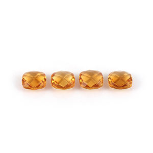 Pierre précieuse en vrac de citrine naturelle taillée ovale - Product Image 1