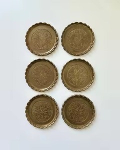 Contemporary Collection Metal Coasters Set Modern <b>Table</b> <b>Protectors</b> for Coffee <b>Table</b> Restaurant Hotel Bar Office - Product Image 3