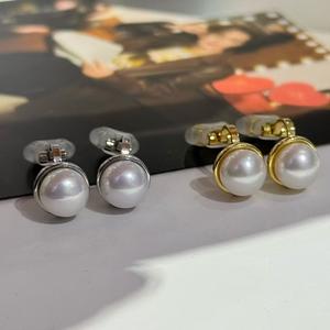 Pendientes de Clip con Perlas de Agua Dulce de Alta Calidad de 8-9 mm, Color Oro de 14k, Joyería Fina con Estilo Opcional - Product Image 3