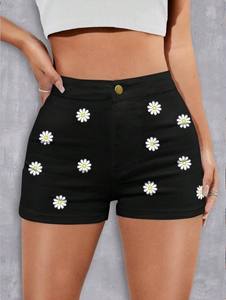 Summer <b>High</b> <b>Waist</b> Breathable Women's Jeans Denim Shorts Loose Curling <b>Hot</b> <b>Pants</b> Female Comfortable Design Denim Short OEM - Product Image 1