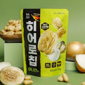 [Dailymeal] Bokthing Hero Chip : Chips protéinées croustillantes au poivre et à l'oignon, faibles en calories, aliment diététique, snack coréen - Product Image 3