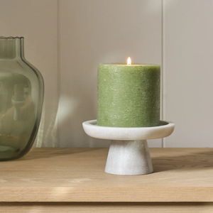 Portavelas de Mármol Blanco, Romántico, de Primera Calidad, en Oferta - Product Image 1