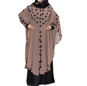 Nueva Abaya Musulmana de Dubái para Mujer, Tela de Lino Elegante, Estilo Turco Islámico Árabe, Jilbab Abaya, Túnica Transpirable, Abayas al por Mayor - Product Image 1