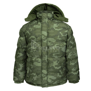 Custom Unisex Full-Zip Puffer <b>Jackets</b> Removable Hood <b>Fleece</b> <b>Lining</b> Winter Coat <b>with</b> Pockets Casual Winter Wear - Product Image 3