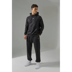 Survêtements décontractés de haute qualité, ensembles de pantalons de survêtement et de sweats à capuche unisexes pour hommes, personnalisables, 100% coton, poids lourd, coupe classique - Product Image 1