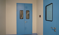 Acheter une porte en acier pour salle blanche, double porte, pour équipement médical hospitalier, en provenance de Chine