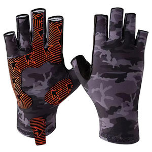 Guantes de Pesca Personalizados con Protección Solar y Refrigeración, Antideslizantes, Anti-UV, de Medio Dedo, para Deportes al Aire Libre de Verano - Product Image 1