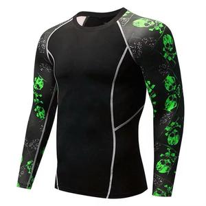 Traje de Jiu Jitsu Bjj Rash Guard y Pantalones Cortos Mma para Hombre y Mujer, Conjunto de Rashguard de Cobertura Completa, Transpirable, Spandex/Poliéster, Ropa de Lucha - Product Image 3
