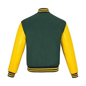 Men's Varsity Jackets <b>Top</b> Sale with Unique Style Custom Logo Best Manufacturer Winter <b>Leather</b> Jacket Button Decoration Jackets - Product Image 2