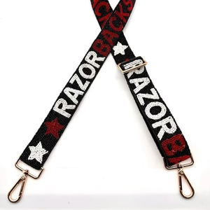 New Custom Gameday Beaded Belt <b>Strap</b> Handmade <b>Adjustable</b> Fashion Letter Design Handbags Purses Customized Sizes <b>Straps</b> in 2026 - Product Image 1