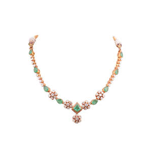 Ensemble collier et boucles d'oreilles Clean Premium Finish, fabriqué en argent sterling 925 Gajaah, pour femme, pour occasions spéciales. - Product Image 4