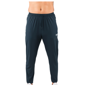 Pantalon de sport fuselé léger pour homme, couleur cyan foncé, séchage rapide, idéal pour l'entraînement, fabrication OEM, vente en gros - Product Image 1
