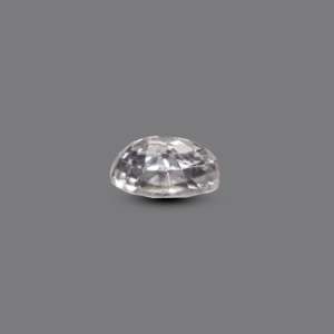 Loose Lab-Created White Zircon 5.7 Carat Calibrated Gemstone for Fine Jewelry - Product Image 3