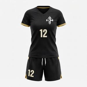 Uniforme de Fútbol de Alta Gama para Mujer con Estampado Sublimado y Logotipo Blanco, 100% Poliéster, Manga Corta, por RIVIAN ATLANTIC - Product Image 2