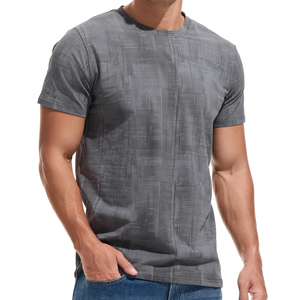 T-shirts décontractés pour hommes 100% coton, design personnalisé sur le devant, sublimation, motif uni, séchage rapide, respirant, 180g, été - Product Image 2