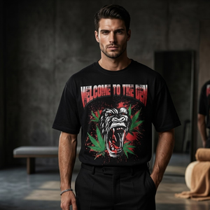 Camiseta Premium para Hombre con Estampado Gráfico, 100% Algodón, Tejido Jersey de 180 GSM |   Camiseta casual transpirable de manga corta con cuello redondo y corte regular - Product Image 3