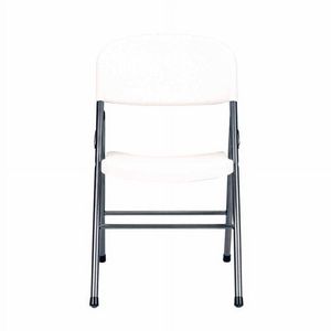 Sedie pieghevoli in resina premium, confezione da 4, bianche - Product Image 4