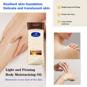 DR.DAVEY Cocoa Glow Gel Huile Corporel Éclaircissant 100% Beurre de Cacao Pur Hydratation Profonde 48H 200ml pour Femme - Product Image 2