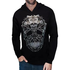 Sweat-shirts à strass pour hommes, style parfait, logo personnalisé, coupe-vent, haute qualité, 100% polyester, polaire, chaud, respirant, hiver - Product Image 6