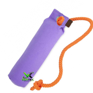 VANTEX SPORTS Juguete de Entrenamiento para Perros y Gatos, Duradero, Ecológico, Ligero, Simple, de Lona Roja, con Asa de Cuerda Naranja, Reutilizable - Product Image 5