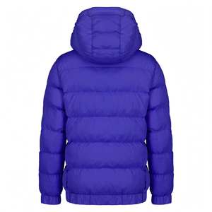 Custom High Demanded Solid Colors Full Zipper Long Sleeve Unisex Black Coats Casual Loose Cotton padded Winter Clothes Apparel - Product Image 1