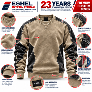 Fábrica de Sudaderas con Lavado Ácido Personalizado para Mayoristas de Ropa, Etiquetas de Marca, OEM, ODM y Fabricación a Granel para Compradores B2B - Product Image 1