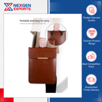 Sac pour ordinateur portable en cuir PU fait main de qualité supérieure, grande capacité, imperméable, design moderne, disponible en gros