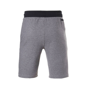 2026 Men's Gray Cotton Bermuda Shorts With Drawstring Waist Casual Breathable Knitted Sport Style Mid Rise Shorts For Sale - Product Image 6