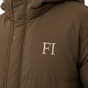 Men's Hooded Puffer Jacket <b>Quilted</b> <b>Winter</b> Padded Coat Custom Embroidery OEM Wholesale Men's Jackets Manufacturer Bulk Outerwear - Product Image 5