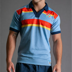 Maillot de rugby confortable personnalisé pour homme, maillot de football à séchage rapide, polo de football par sublimation - Product Image 5