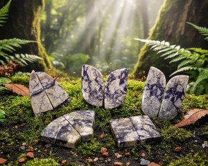 Lote de Cabujones de Jaspe Mixto, Piedras Preciosas Naturales Pulidas de Color Morado y Marrón, Venta al Por Mayor para Joyería - Product Image 2