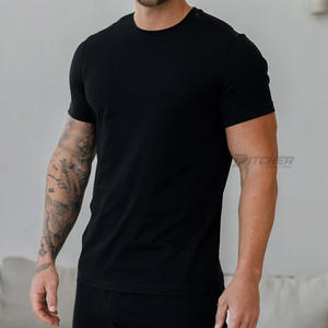 T-shirts personnalisés pour hommes, streetwear, 100% coton, tissu tricoté, impression de logo personnalisée, vêtements de marque - Product Image 5