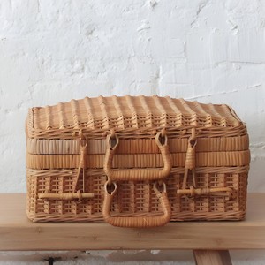 Maleta de ratán personalizada a precio económico, cesta de viaje para maquillaje, maletas versátiles para almacenamiento. - Product Image 5