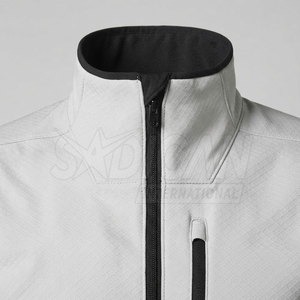 Waterproof Breathable <b>Men</b> Winter <b>Soft</b> <b>Shell</b> <b>Jacket</b> With Warm Fleece Backing Full Zip Design For Casual And Outdoor Use - Product Image 4