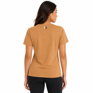 Neat finishing gives <b>Woman</b> T <b>shirt</b> a refined casual appearance with comfortable fabric lasting shape and effortless daily wear - Product Image 3