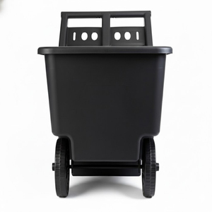 4.5 Cu Ft Garden Cart <b>Trolley</b> Yard Cart Heavy Duty Poly Dump Cart Rust-Proof Utility Cart for Hauling Leaves Soil <b>Tool</b> ODGADD003 - Product Image 5