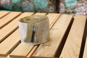 Portavelas de Cuerno de Búfalo Premium, Pulido y Hecho a Mano - Product Image 4