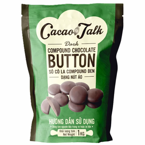 Best Sale Compound <b>Chocolate</b> Solid Dark <b>Chocolate</b> Button Cocoa Bakery Biscuit Cookie 1KG OEM/ODM HALAL Wholesale Manufacture - Product Image 1