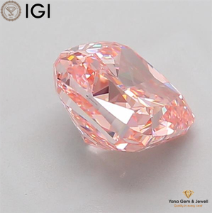 เพชรสีชมพูสดใส ระดับความสะอาด VS1 รับรองโดย IGI น้ำหนัก 4.00 กะรัต เพชร CVD ผลิตในห้องปฏิบัติการ รูปทรงคุชชั่น สำหรับคอลเลกชันพิเศษฉลองวันครบรอบ - Product Image 6